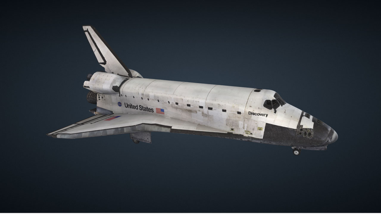 NASA Space Discovery 3D scanned using RealityCapture Capturing